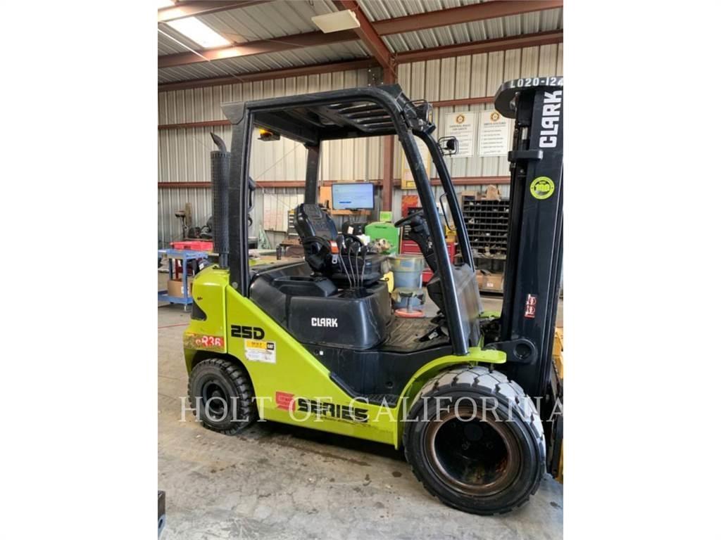Clark S25D 柴油叉车