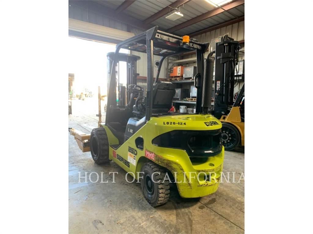 Clark S25D 柴油叉车