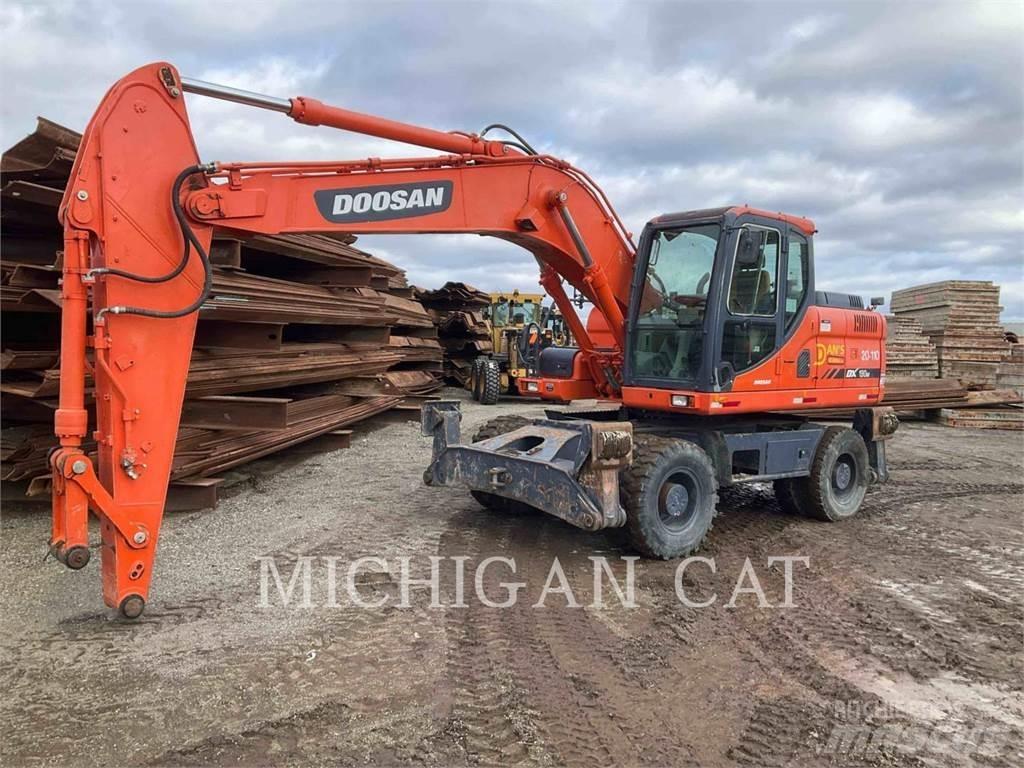 Doosan DX190W 轮式挖掘机
