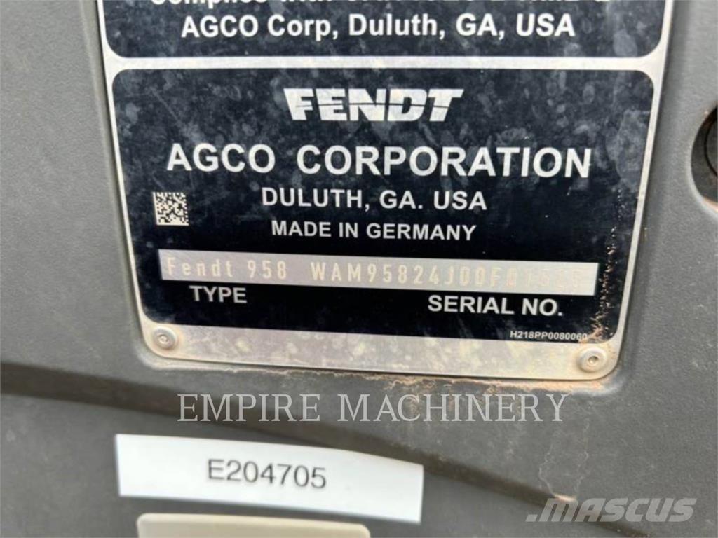 Fendt FT933G6 拖拉机/农用车
