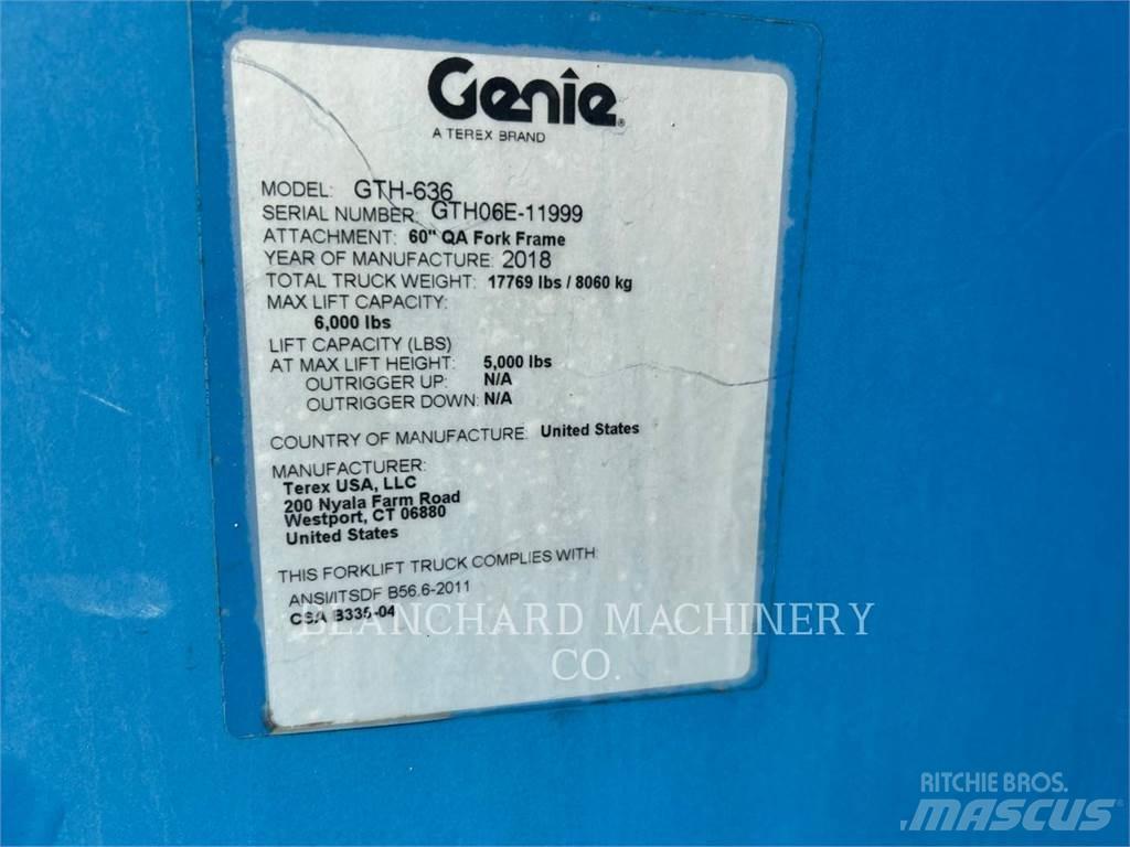 Genie GTH-636 伸缩臂叉装车|叉装车
