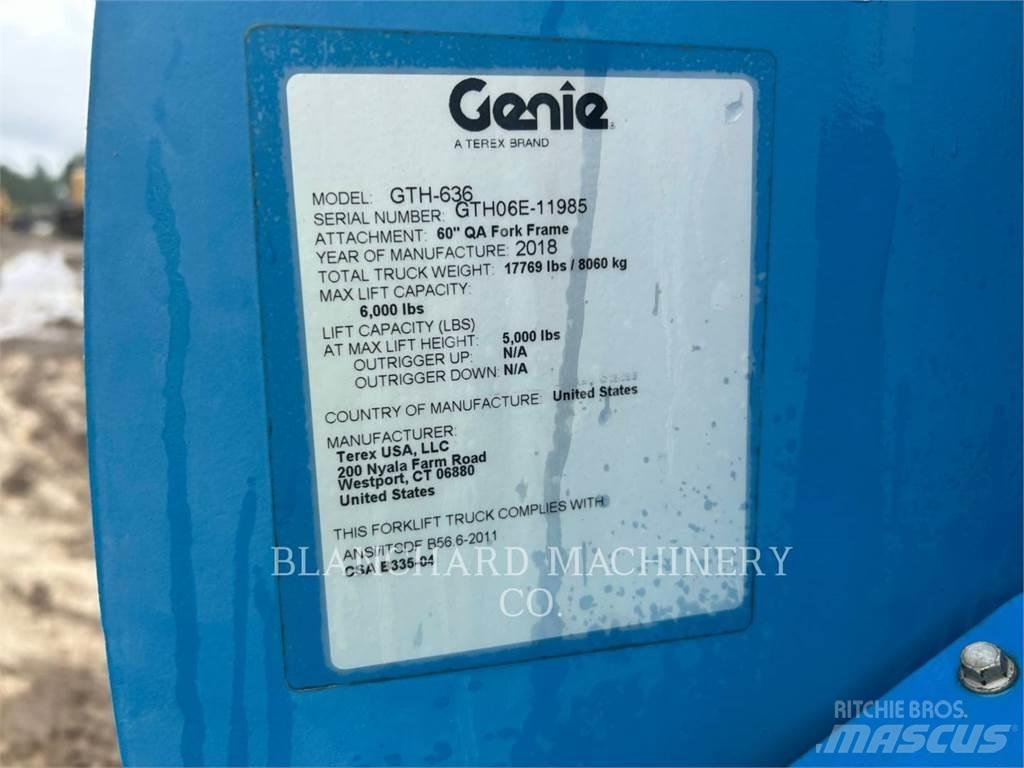 Genie GTH-636 伸缩臂叉装车|叉装车