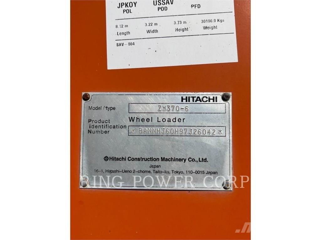 Hitachi ZW3706-6 轮式装载机