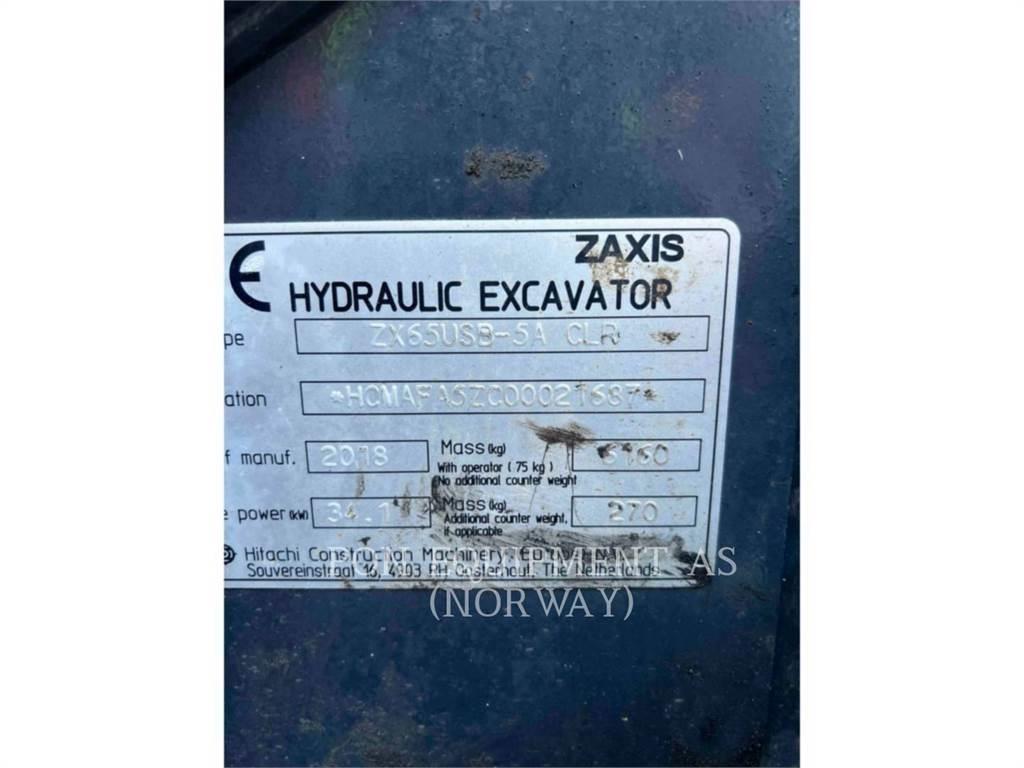 Hitachi ZX65 履带挖掘机