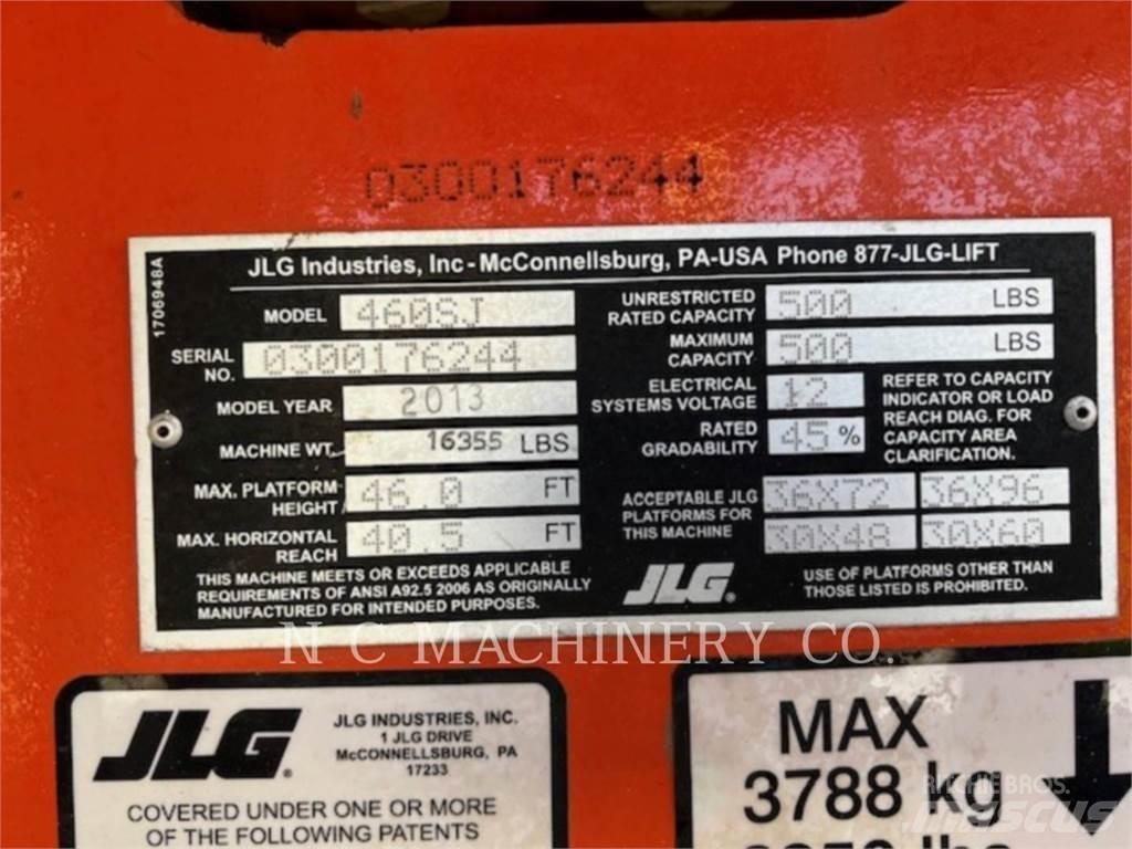 JLG 460SJ 履带挖掘机