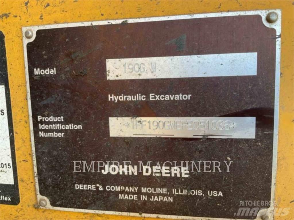 John Deere 190G 履带挖掘机