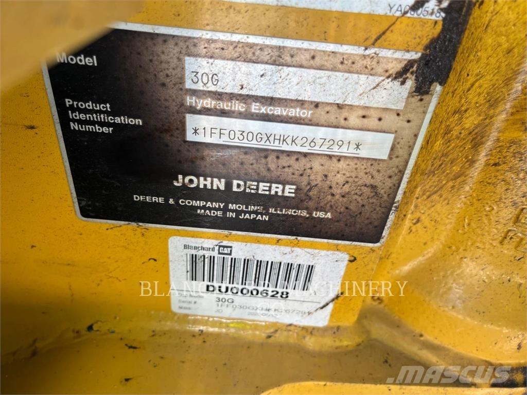 John Deere 30G 履带挖掘机