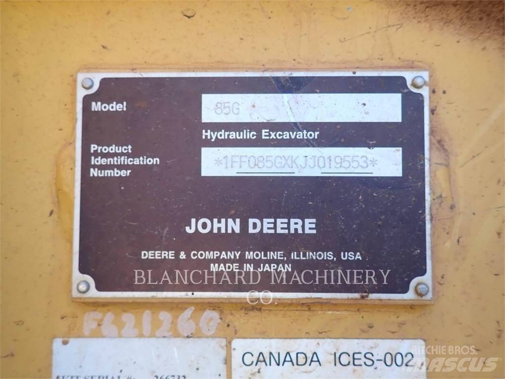 John Deere 85G 履带挖掘机
