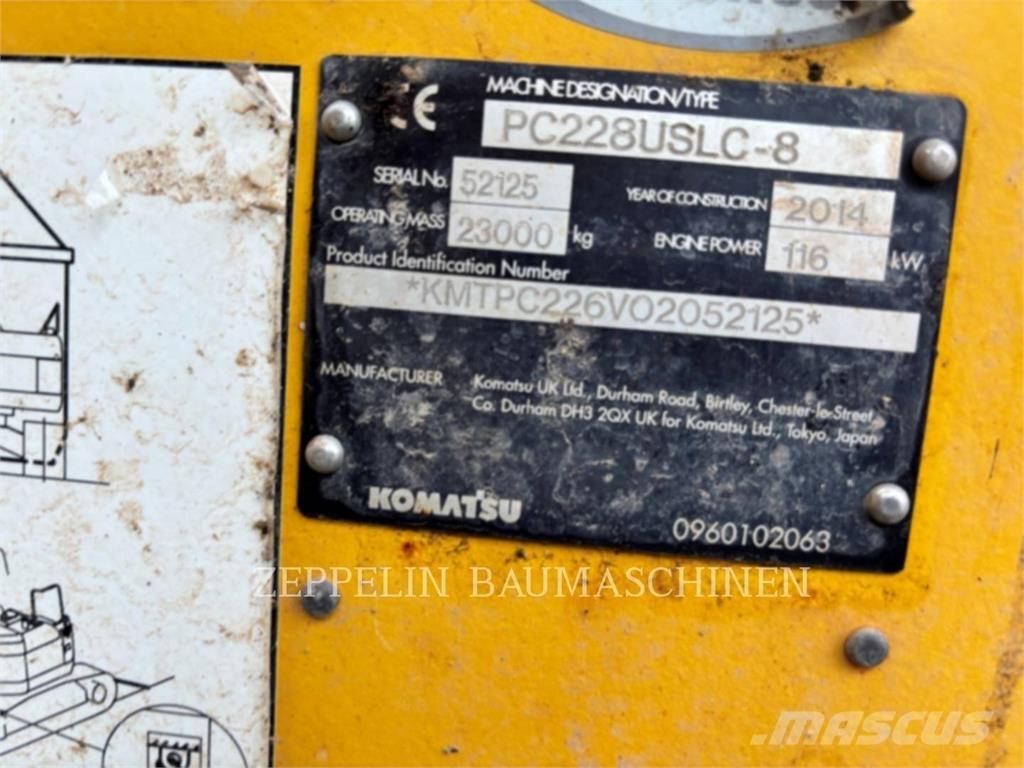 Komatsu PC228 履带挖掘机