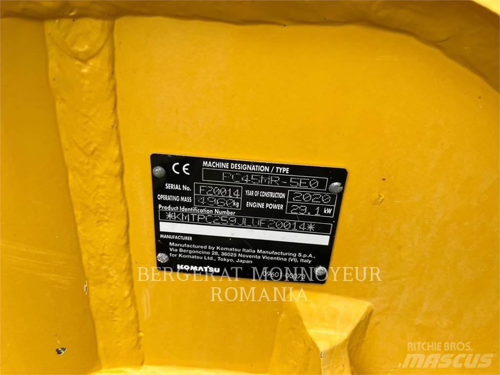 Komatsu PC45MR - 5E0 小型挖掘机