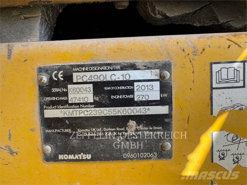 Komatsu PC490LC-10 履带挖掘机