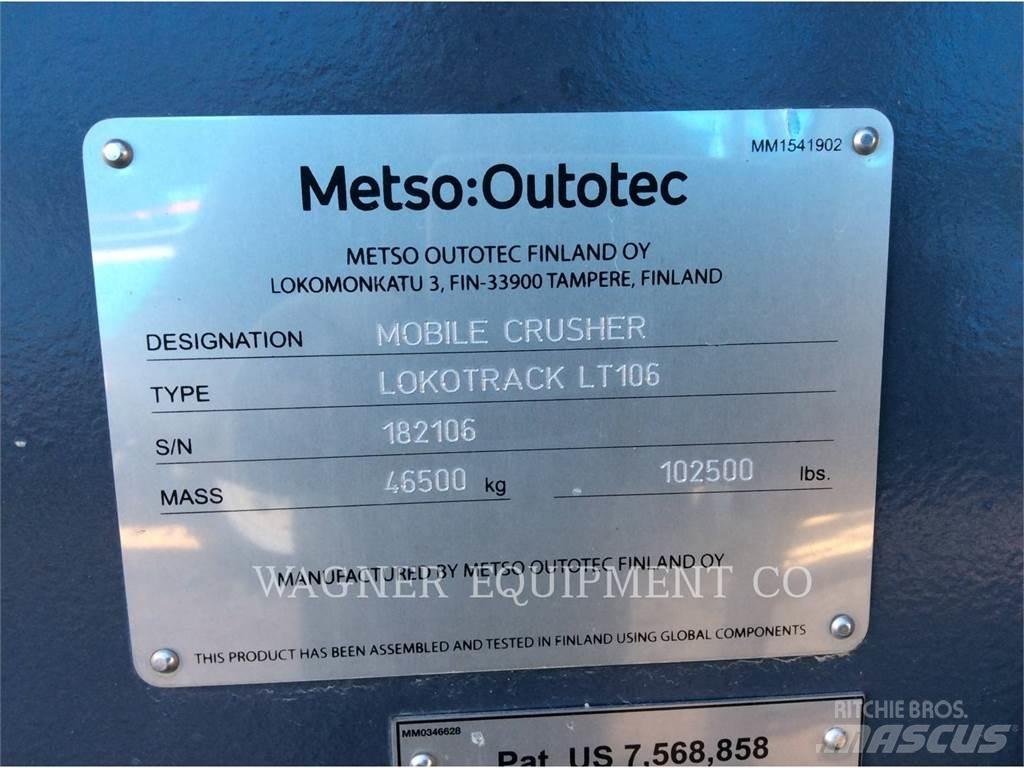 Metso LT106 移动式破碎机