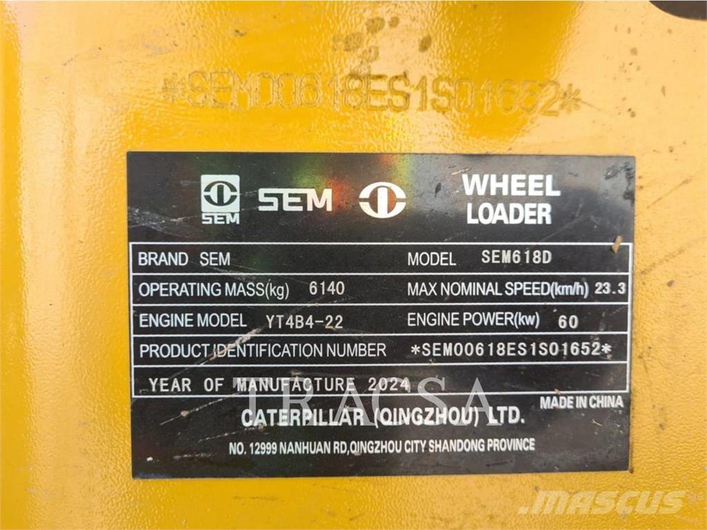 SEM MACHINERY SEM618D 轮式装载机