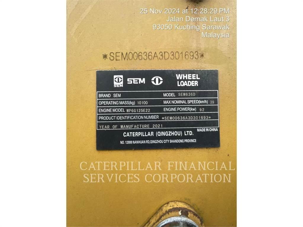 SEM MACHINERY SEM636D 轮式装载机