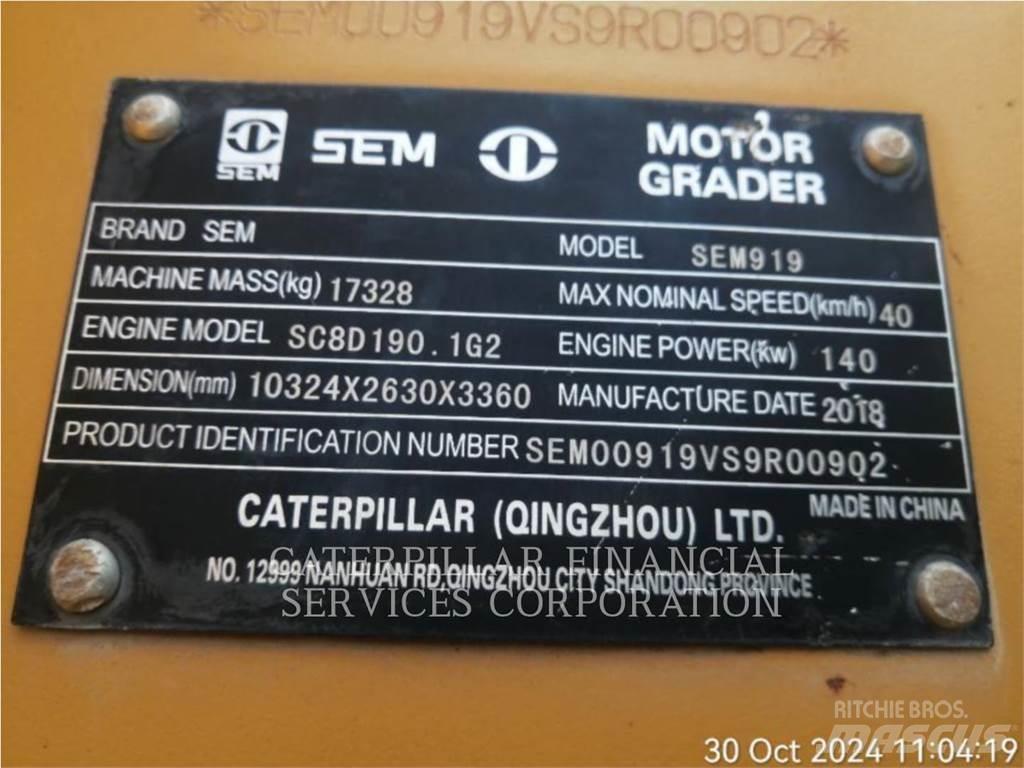SEM MACHINERY SEM919 平地机/推土机