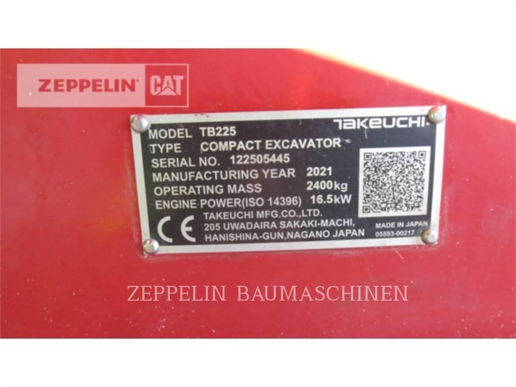 Takeuchi TB225 履带挖掘机