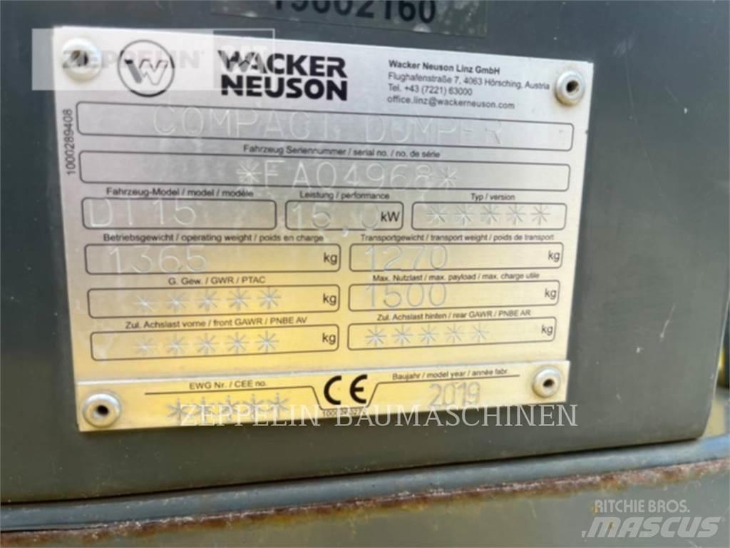 Wacker DT15 铰接式自卸车