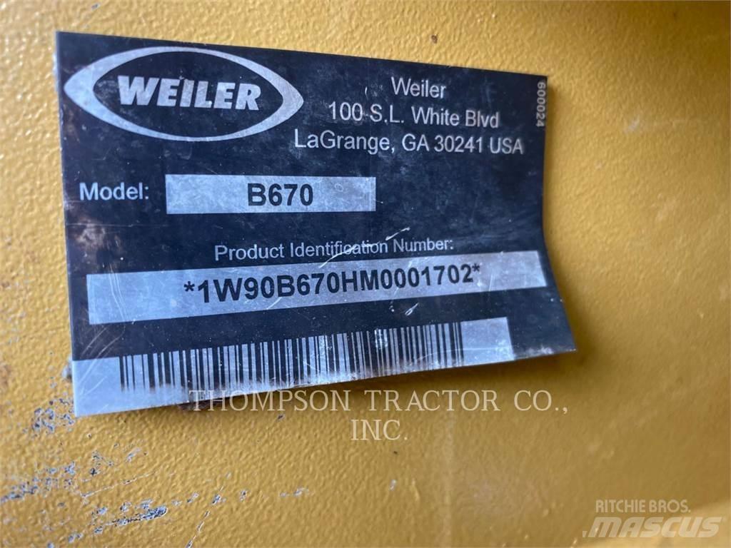 Weiler B670 伐木机