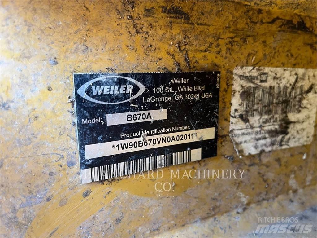 Weiler B670A 伐木机