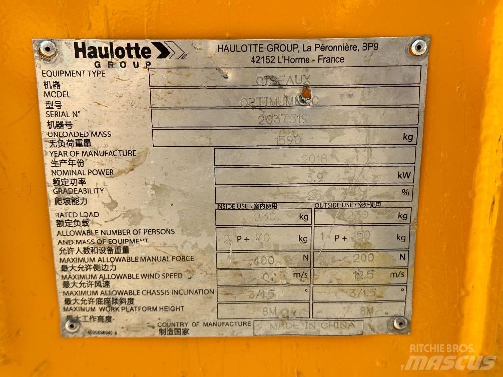Haulotte OPTIMUM 8 剪叉式升降机