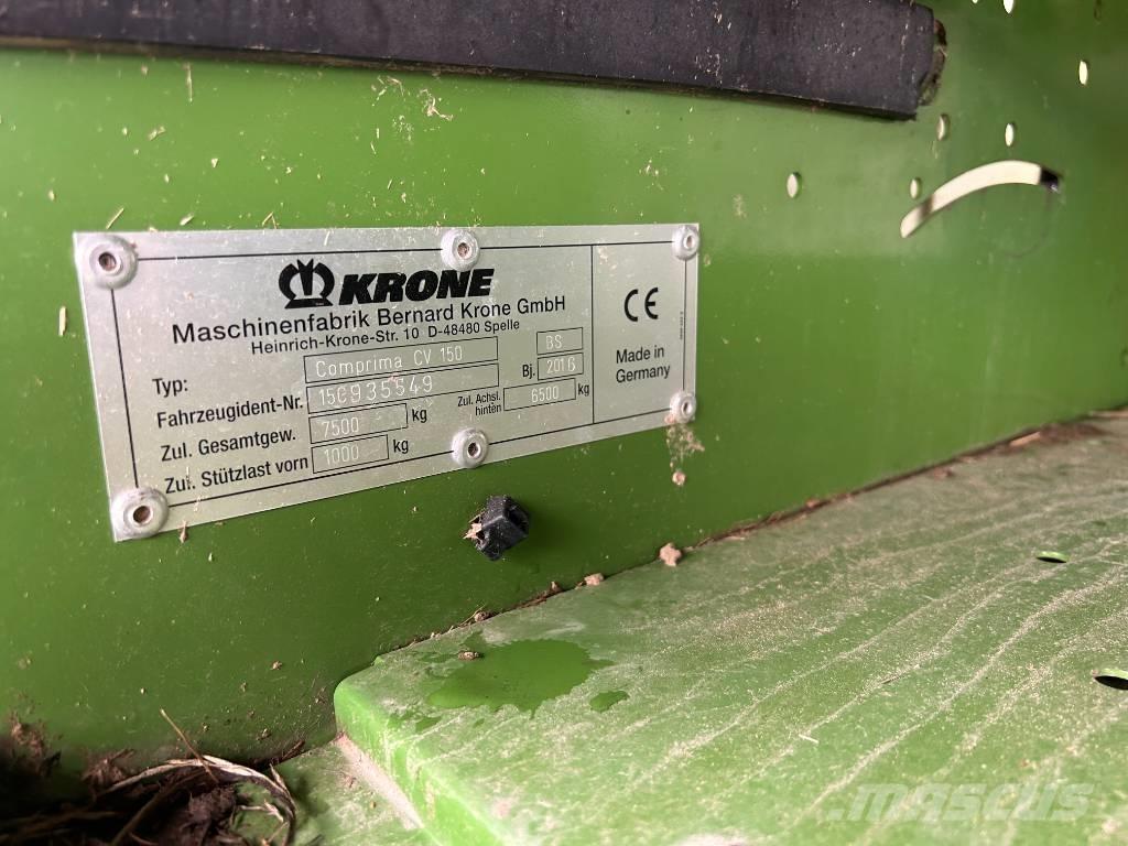 Krone CV150XC 圆捆打捆机