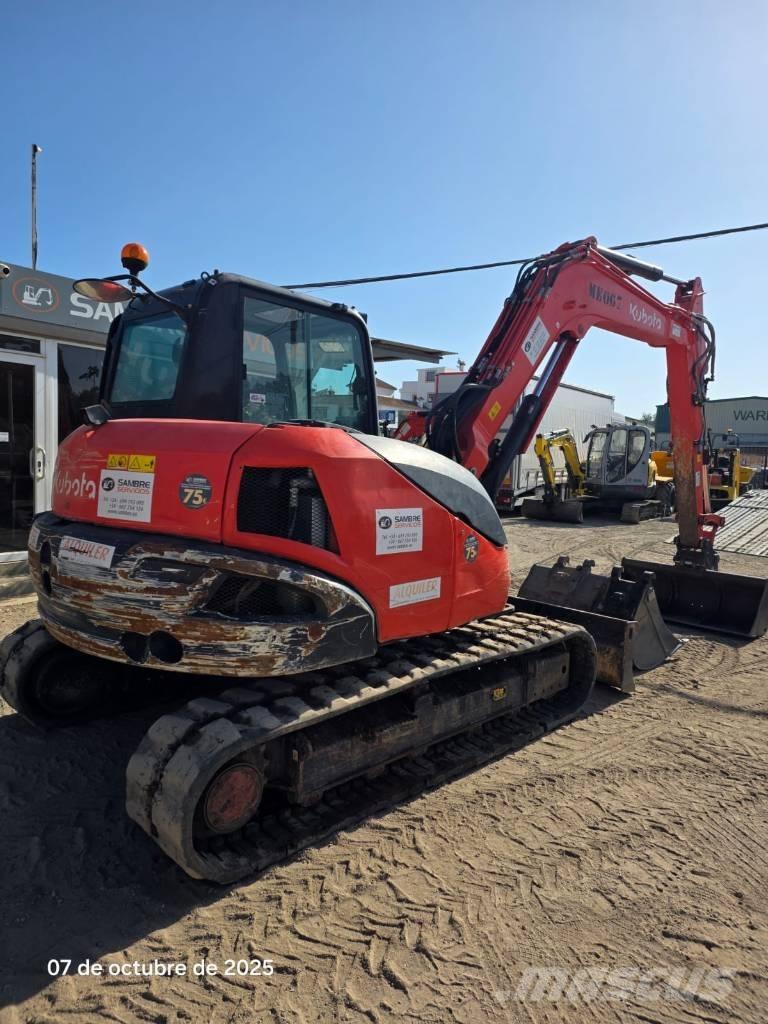 Kubota KX80-4a2 中型挖掘机