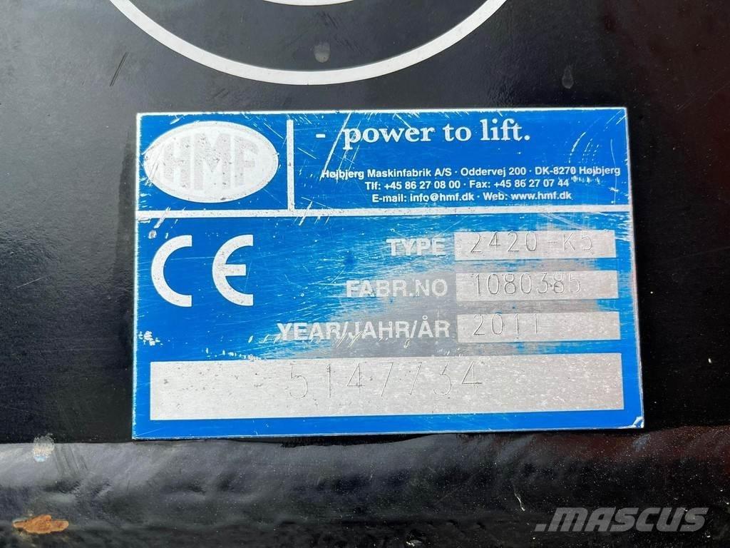 HMF 2420 K5 随车折臂吊