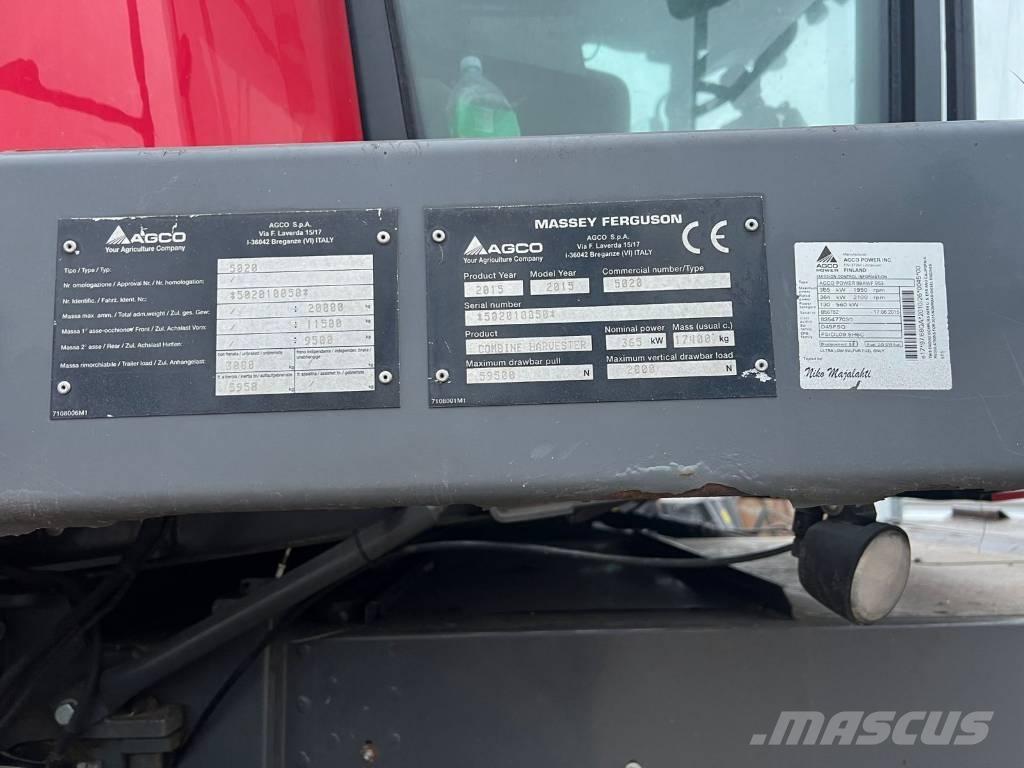 Massey Ferguson 9380 联合收割机