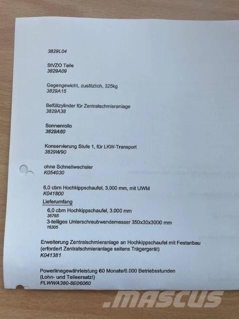 Komatsu WA 380-8 轮式装载机