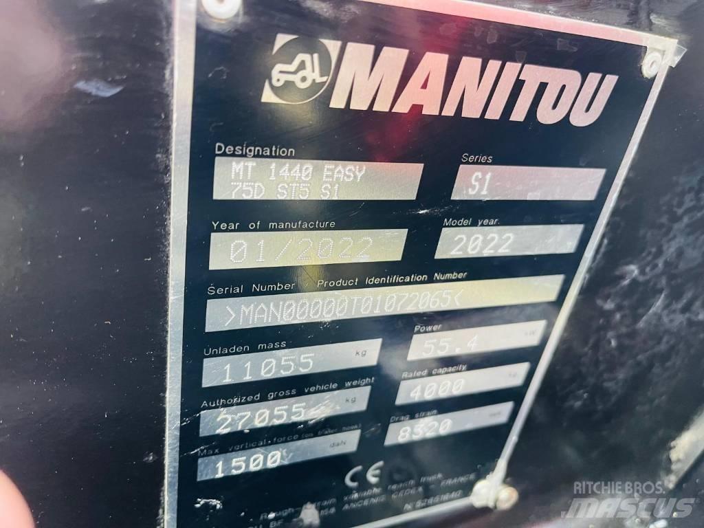 Manitou MT 1440 Easy 伸缩臂叉装车|叉装车