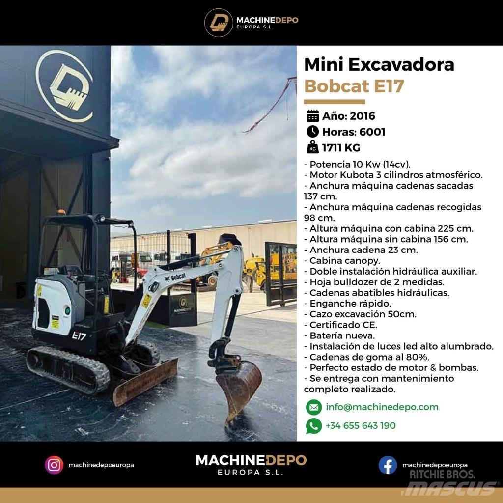Bobcat E 17 小型挖掘机
