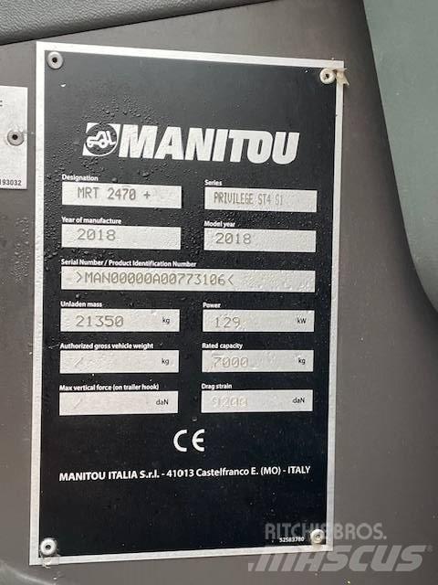 Manitou MRT2470 伸缩臂叉装车|叉装车
