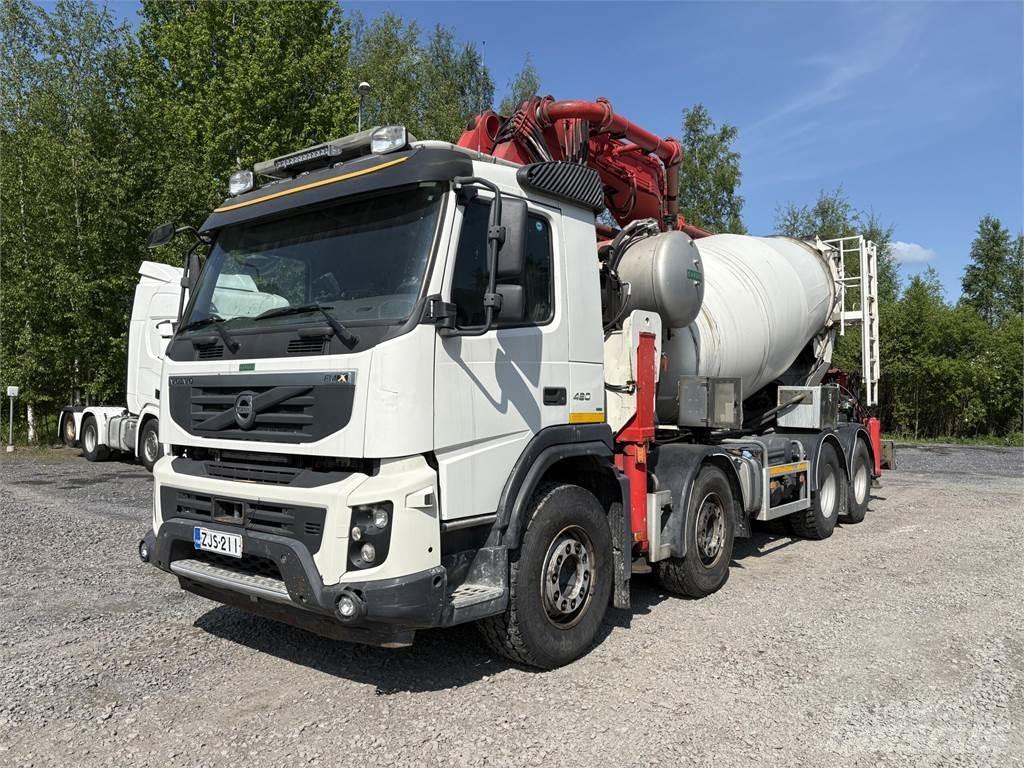Volvo FMX 460 8*4 混凝土搅拌车