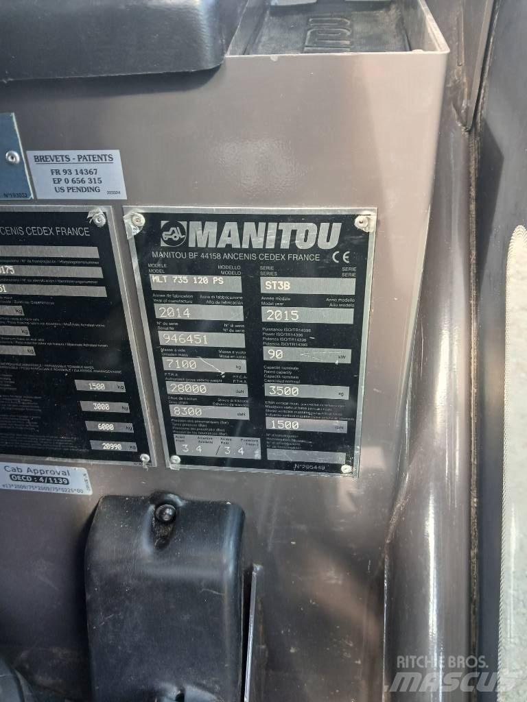 Manitou MLT 735-120 电动叉车