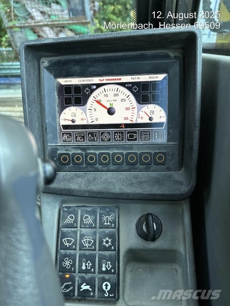 Yanmar B75W 轮式挖掘机