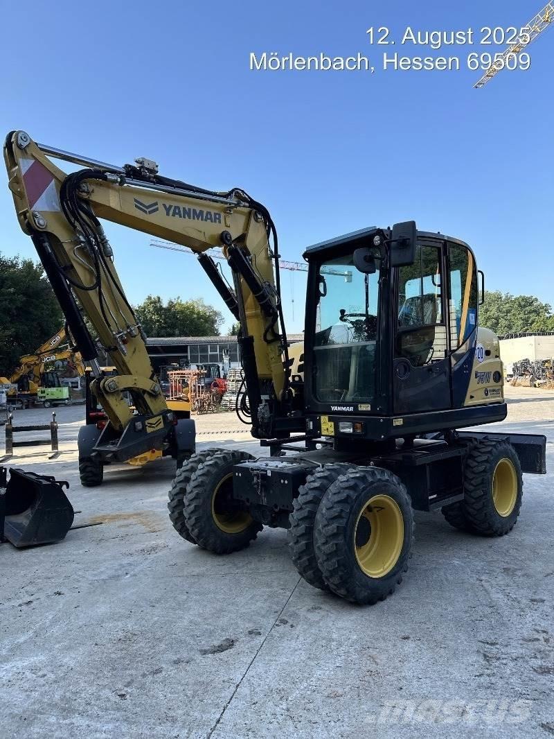 Yanmar B75W 轮式挖掘机