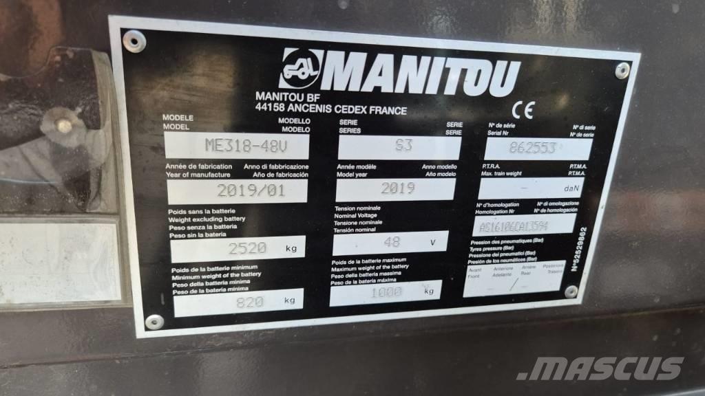 Manitou ME 318 电动叉车