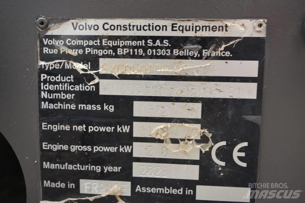 Volvo EC 15 E 小型挖掘机