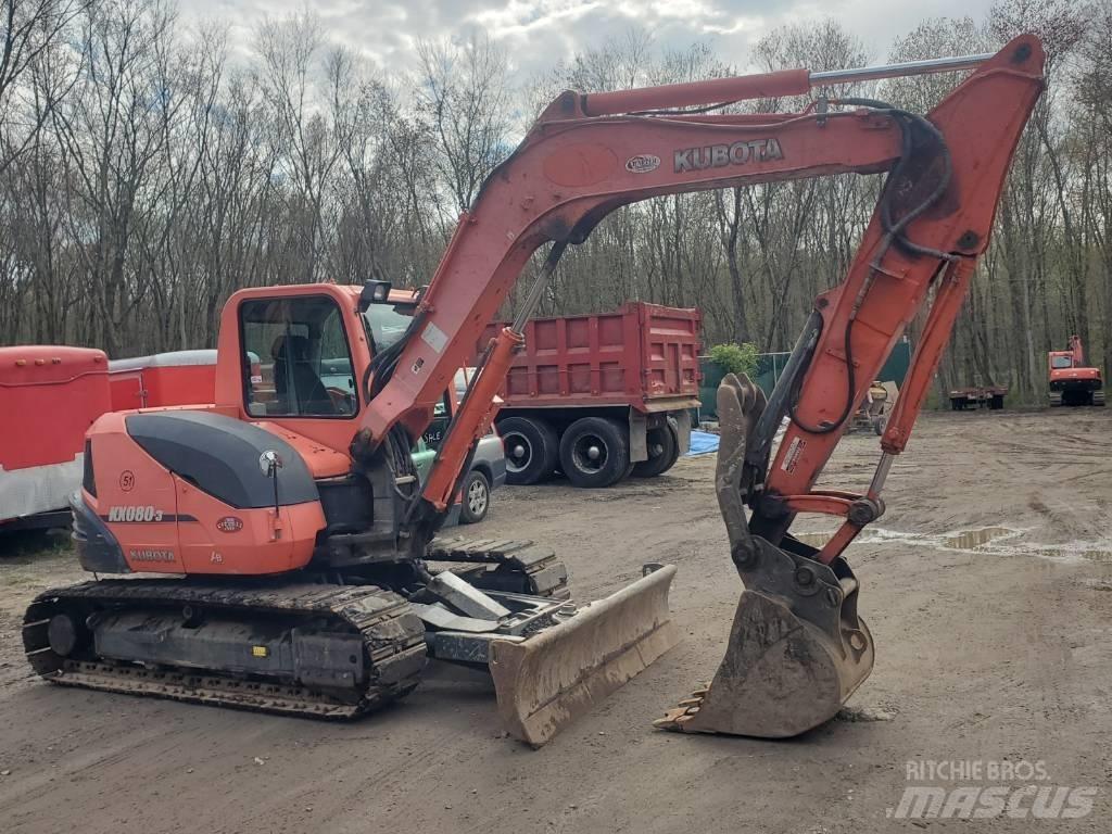 Kubota KX080-3 履带挖掘机