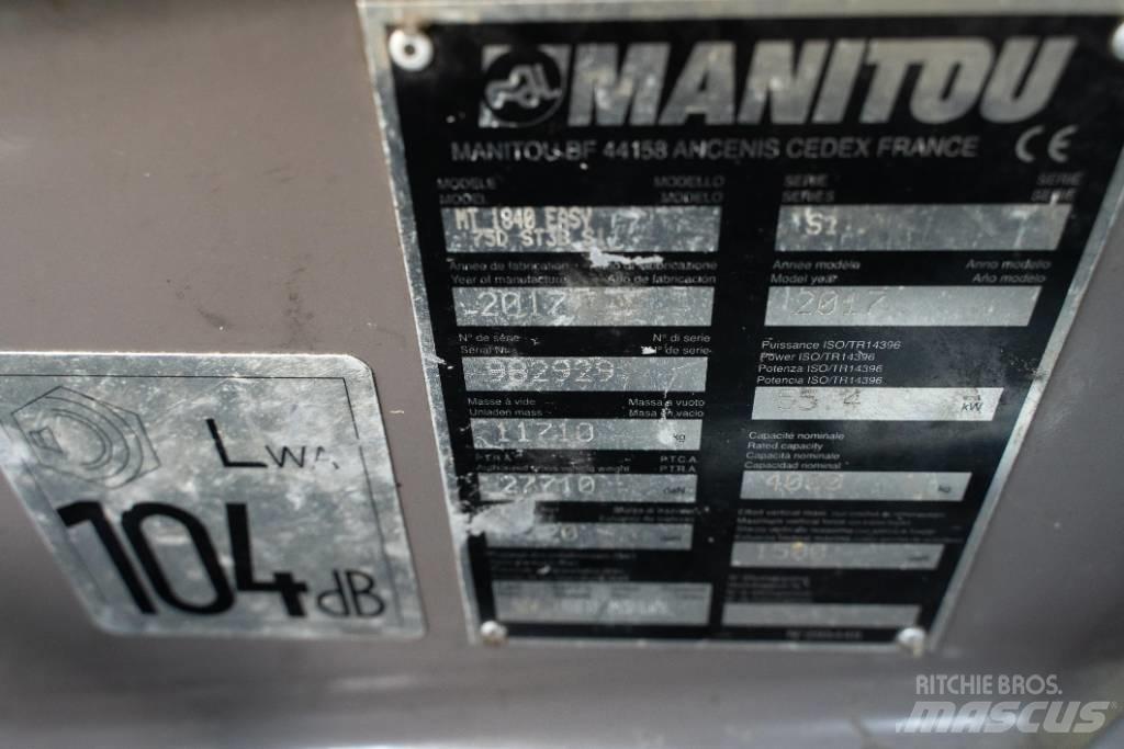 Manitou MT 1840 伸缩臂叉装车|叉装车