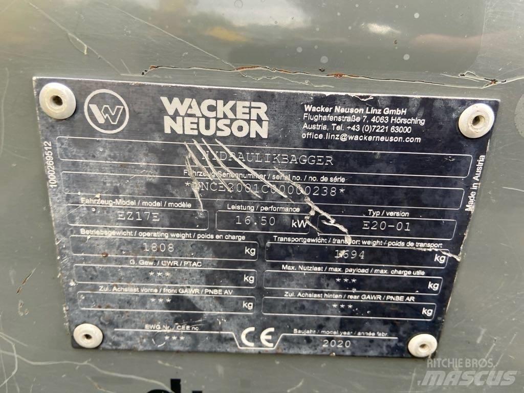 Wacker Neuson EZ17e 履带挖掘机