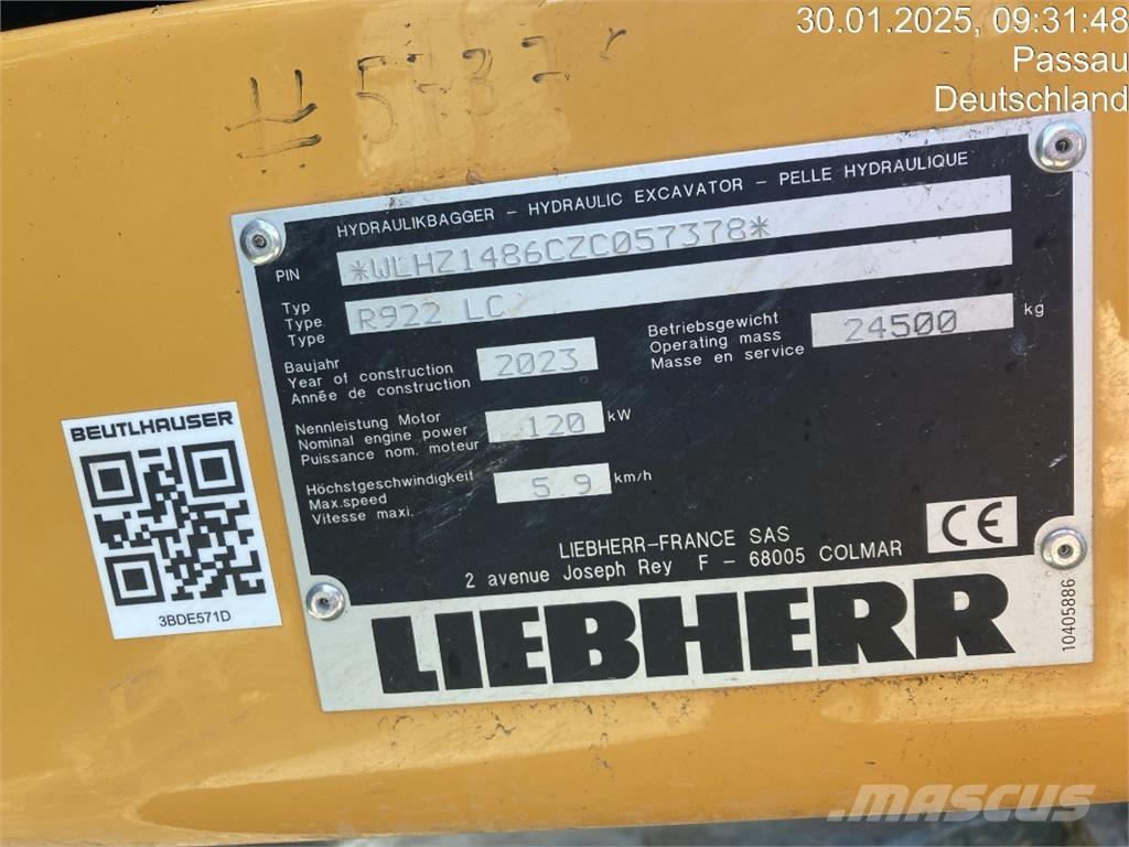 Liebherr R922 履带挖掘机