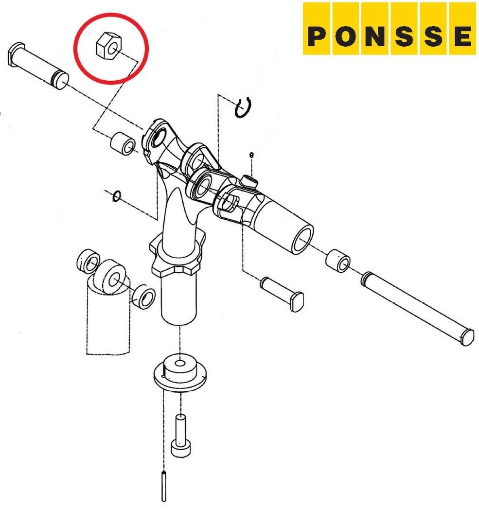 Ponsse 0008888 底盘和悬架