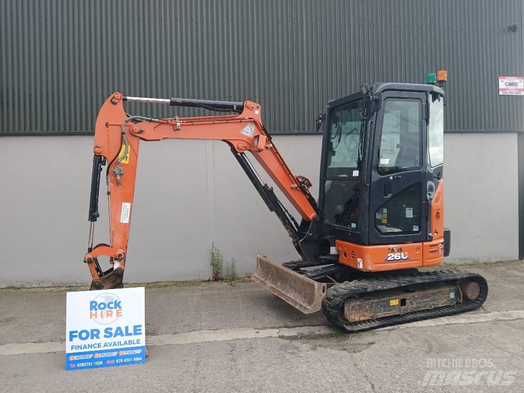 Hitachi ZX 26 U-6 小型挖掘机