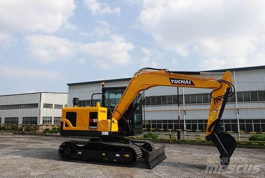 Yuchai YC80 PREMIUM 履带挖掘机