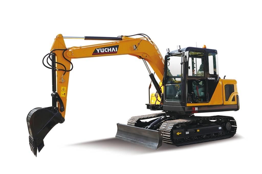 Yuchai YC80 PREMIUM 履带挖掘机