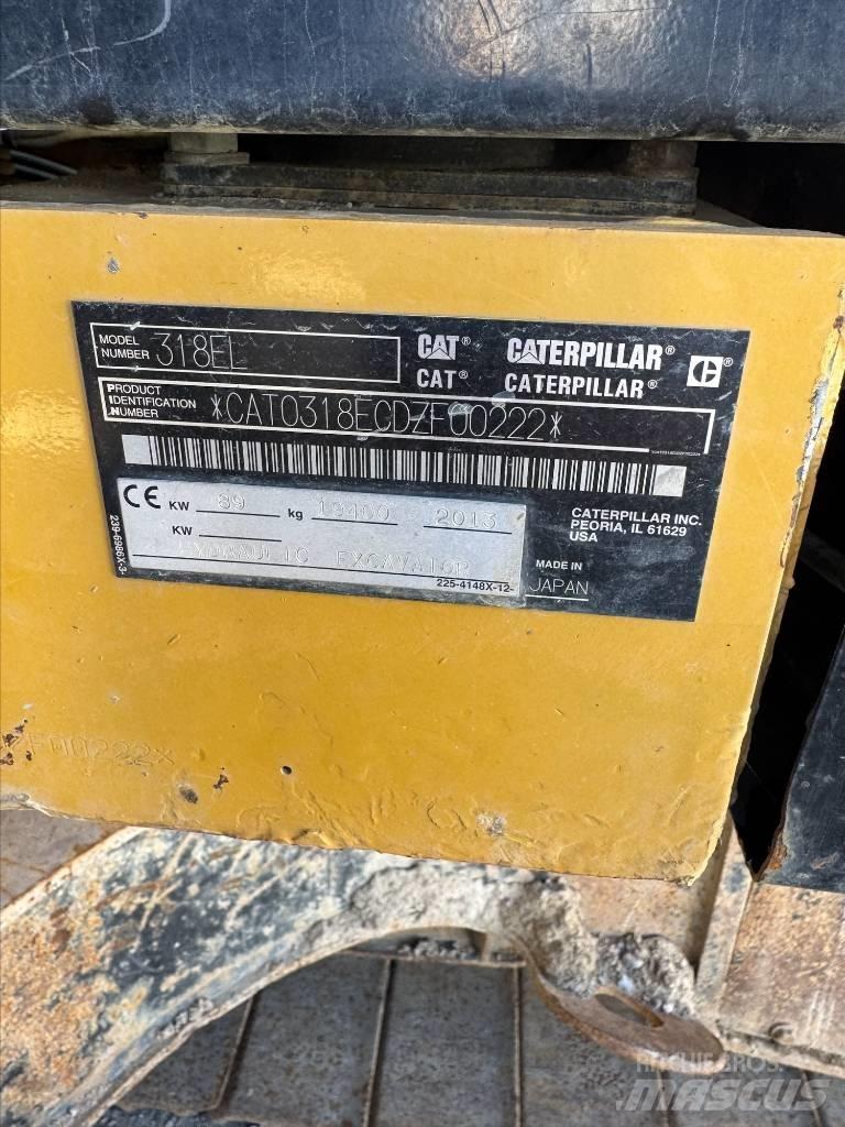 CAT 318 E L 履带挖掘机