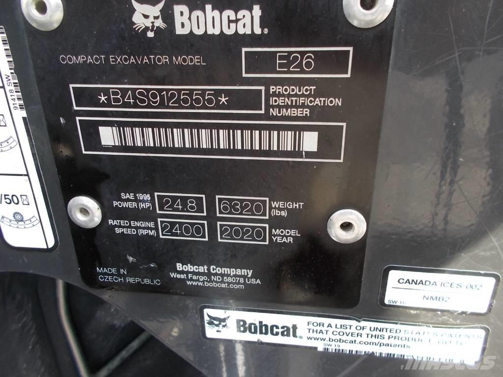 Bobcat E26GM 小型挖掘机
