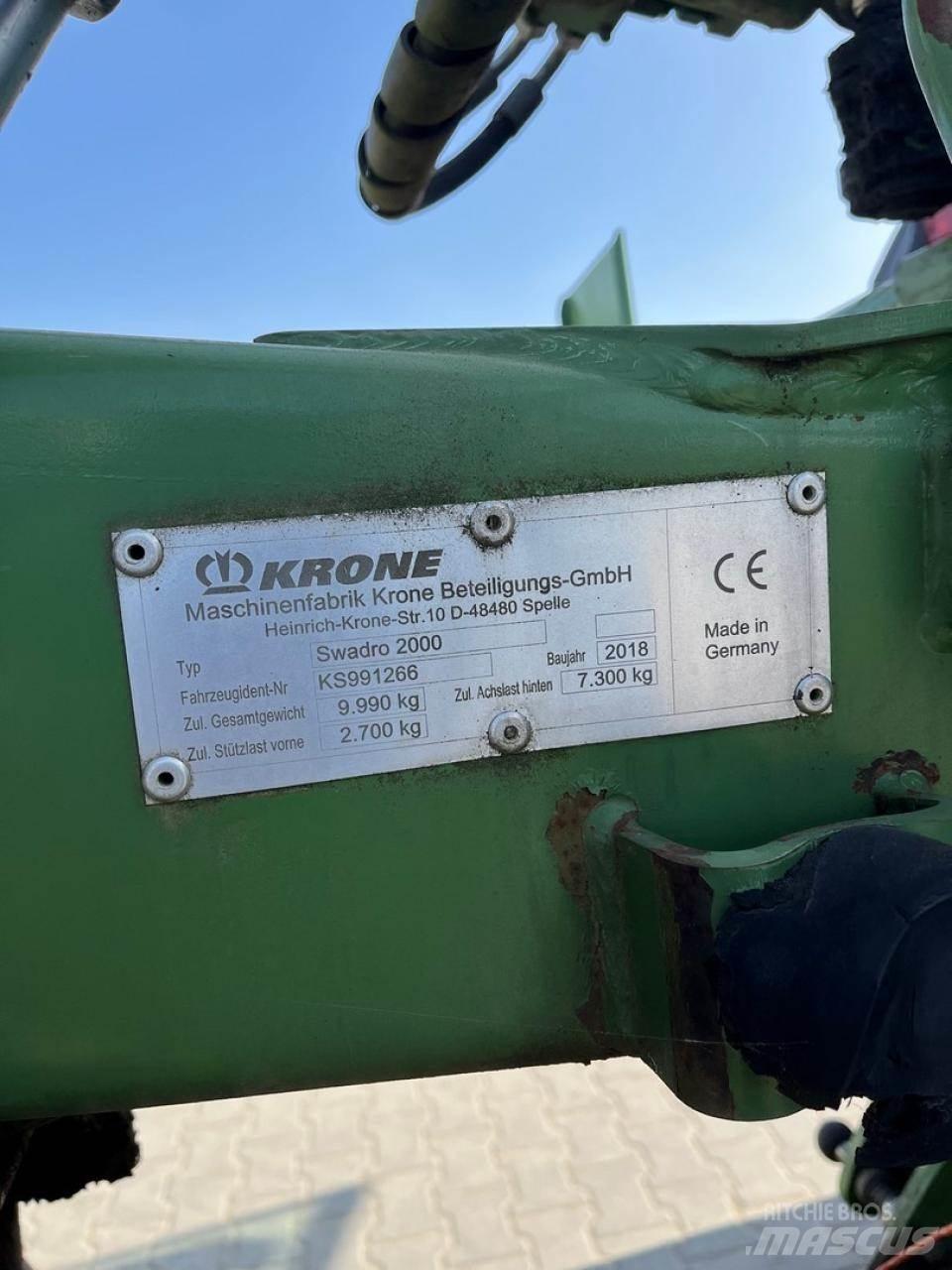 Krone Swadro 2000 料堆整形机