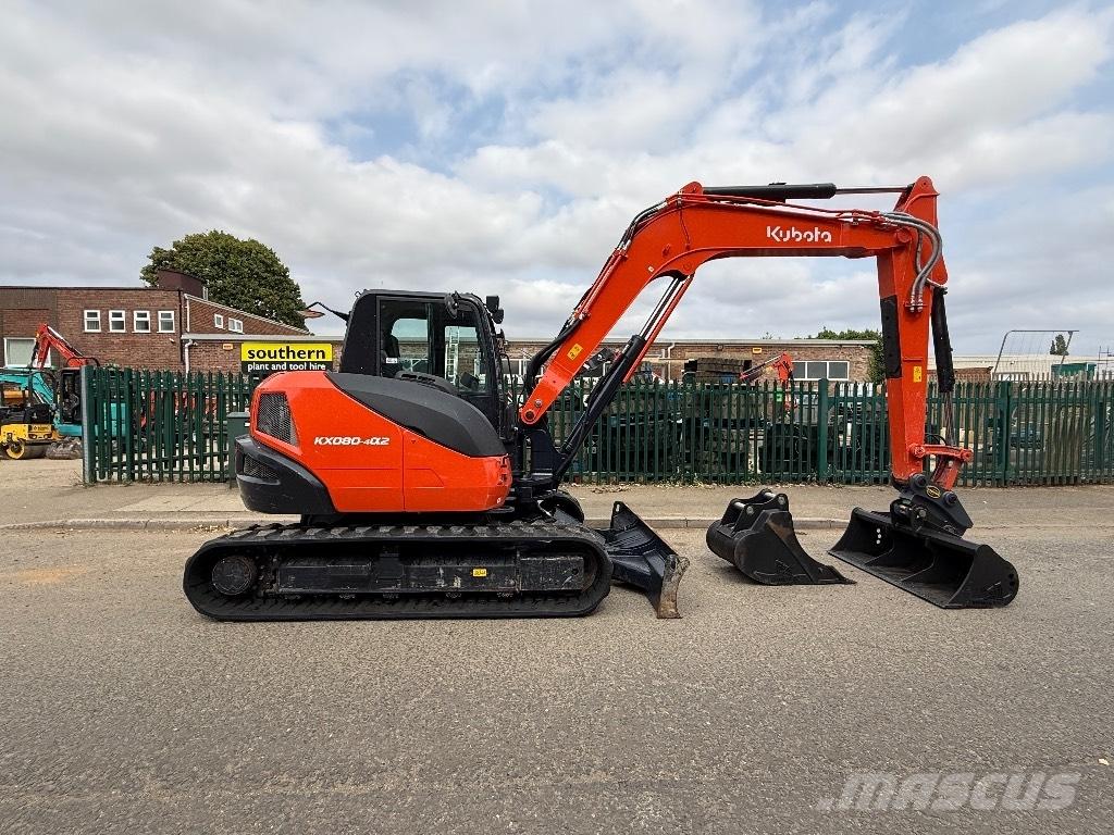 Kubota KX 080-4 中型挖掘机